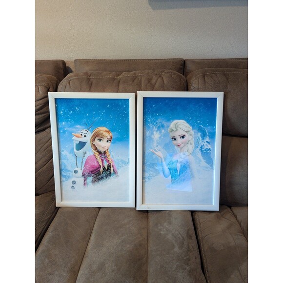 Disney Frozen wall art posters framed - Picture 1 of 12